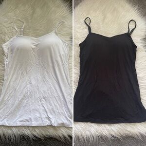 NWT Pair of padded spaghetti strap tank tops